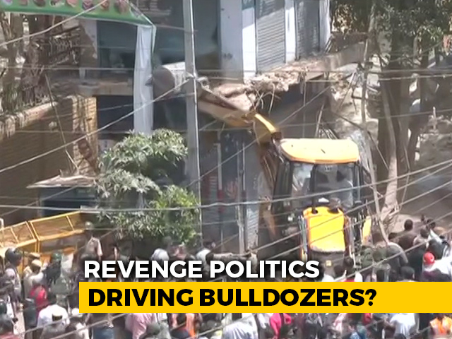 Bulldozers At Work Despite Supreme Court Order In Delhi's Jahangirpuri