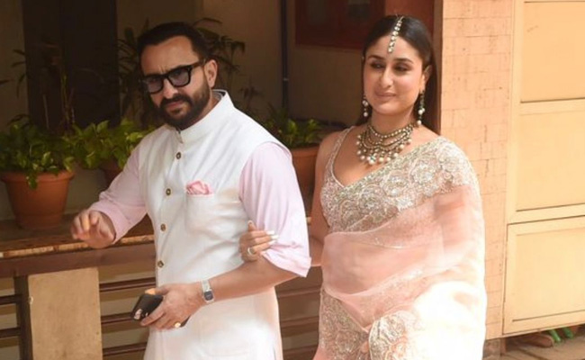Ranbir-Alia's Wedding: Kareena Kapoor, Saif Ali Khan Dressed In Their Festive Best