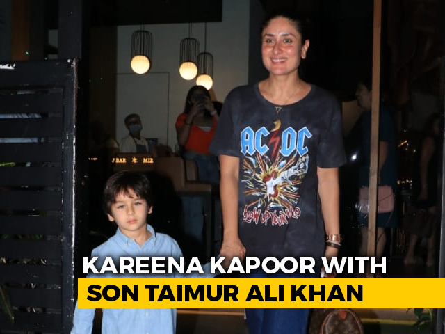 Kareena Kapoor And Son Taimur Ali Khan Step Out For Dinner