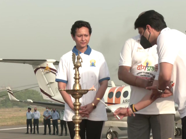 Union Minister Jyotiraditya Scindia Inaugurates Mega 'Yog Prabha' In Delhi