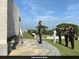 Army Chief Pays Tribute At World War II Memorial In Singapore Army Chief Pays Tribute At World War II Memorial In Singapore
