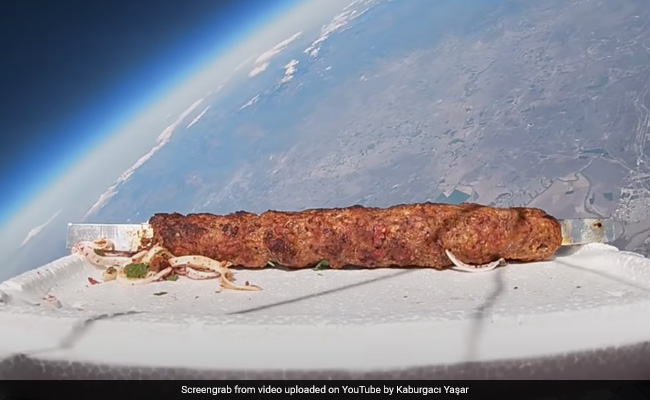 Watch: Man Tries To Send Kebabs To Space. Then This Happens