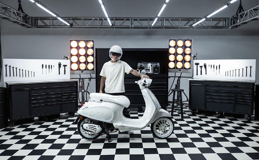 Piaggio Collaborates With Pop Star Justin Bieber For Special Edition Vespa