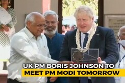 UK PM Boris Johnson Visits Mahatma Gandhi's Sabarmati Ashram UK PM Boris Johnson Visits Mahatma Gandhi's Sabarmati Ashram