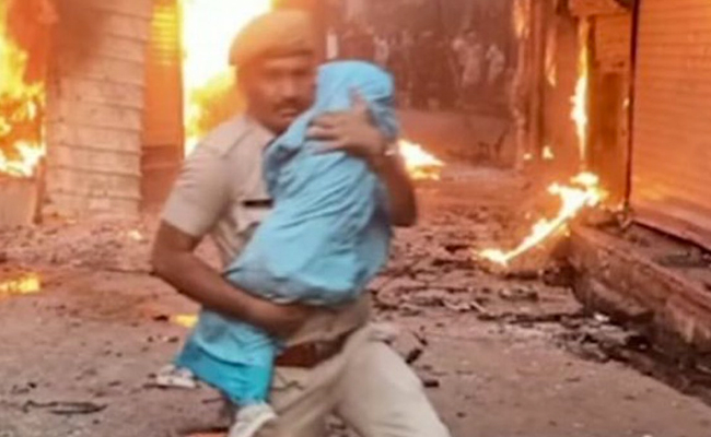 Twitter Salutes Cop Who Saved Infant In Karauli, He Says "Doing My Duty"