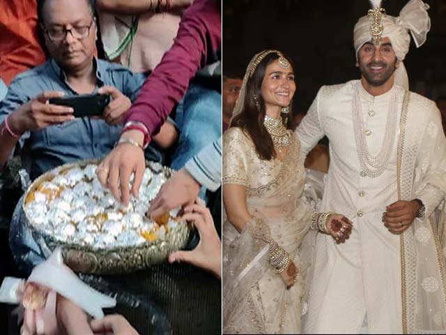 Ranbir-Alia Wedding: Sweets Distributed To Paparazzi At The Venue