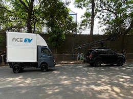 All-Electric Tata Ace EV Light Commercial Vehicle Spotted Testing During TVC Shoot All-Electric Tata Ace EV Light Commercial Vehicle Spotted Testing During TVC Shoot