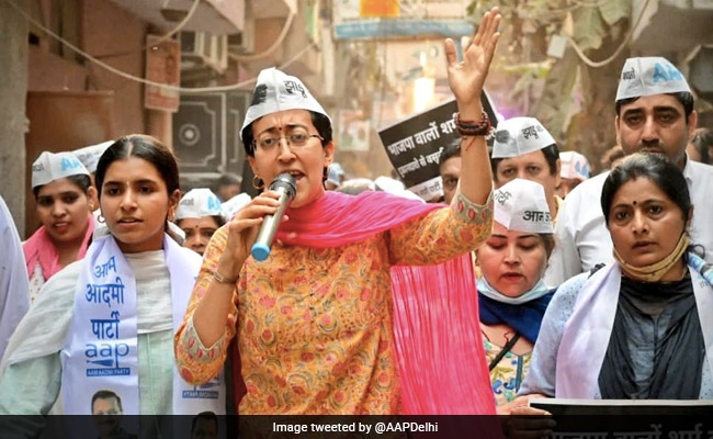 AAP Takes Out Foot Marches In Delhi Against BJP's "Bulldozer Politics"