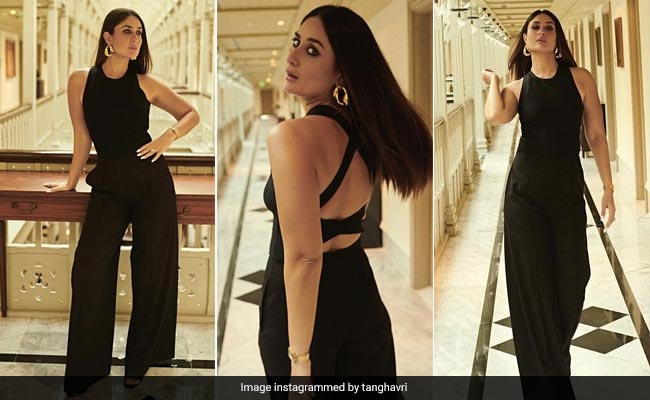 Kareena Kapoor's Black Jumpsuit Was Made For Head-Turning Moments