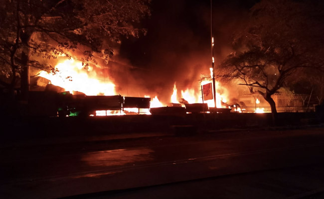 Fire At Junkyard Near Metro Station In South Delhi Under Control