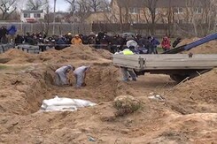 NDTV Reports From Bucha Mass Graves In Ukraine As Bodies Are Exhumed NDTV Reports From Bucha Mass Graves In Ukraine As Bodies Are Exhumed