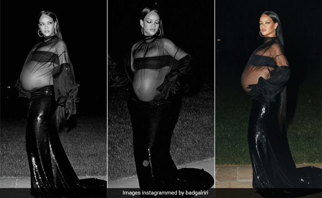 Rihanna's Bold Black Outfit Is Simply The Best Maternity Look We Have Ever Seen