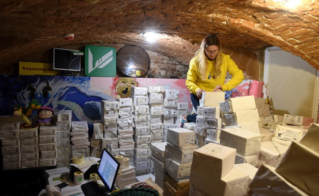 In Ukraine's Lviv, War Reaches Even Children's Books