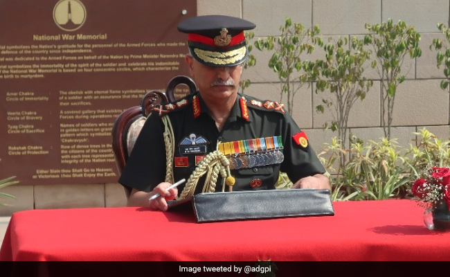 "Resolute Reply To Northern Adversary": Army Praises Retiring Chief