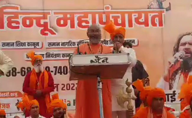 Haridwar Hatemonger, Out On Bail, Gives Hate Speech In Delhi; Case Filed