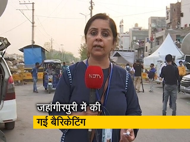 दिल्ली के जहांगीरपुरी में अब शांति, पूरे इलाके में पुलिस की कड़ी सुरक्षा व्यवस्था