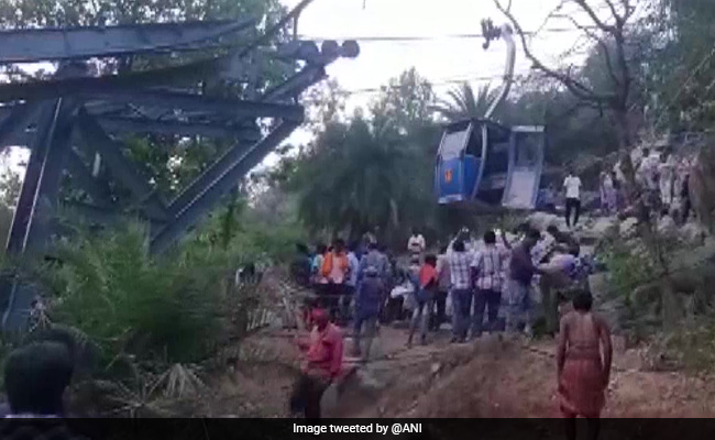 10 Injured As Cable Cars In Jharkhand Ropeway Collide, Many Stuck