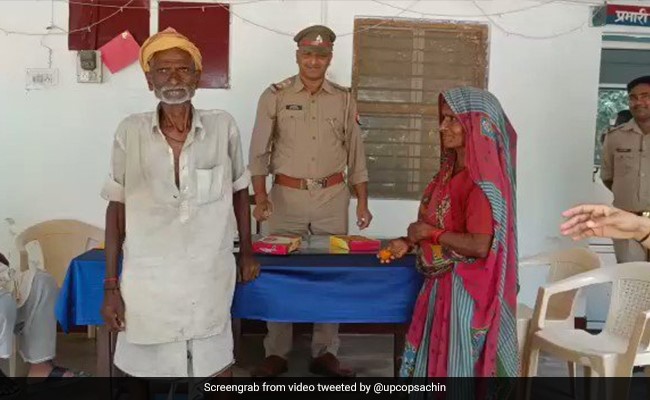 दादा-दादी का झगड़ा हुआ और थाने तक पहुंच गया, दोनों ने एक दूसरे को लड्डू खिलाए