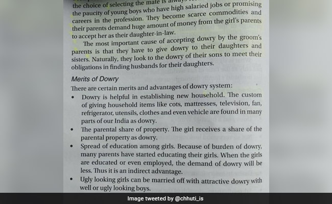 Nursing Textbook That Listed "Merits Of Dowry" To Be Withdrawn After Row