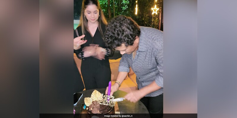 Cake, Canines And Loved Ones: See Pics From Sachin Tendulkar's Birthday Celebrations - Vimarsana News