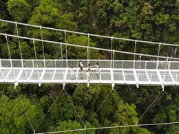 World's Longest Glass-Bottomed Bridge Opens In Vietnam World's Longest Glass-Bottomed Bridge Opens In Vietnam