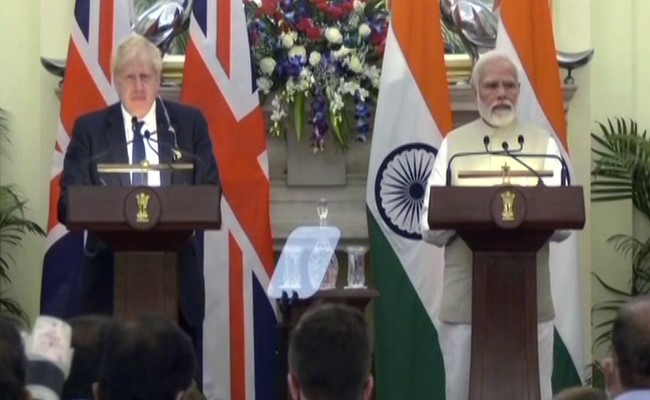 Highlights: PM Modi, UK's Boris Johnson Hold Joint Press Conference