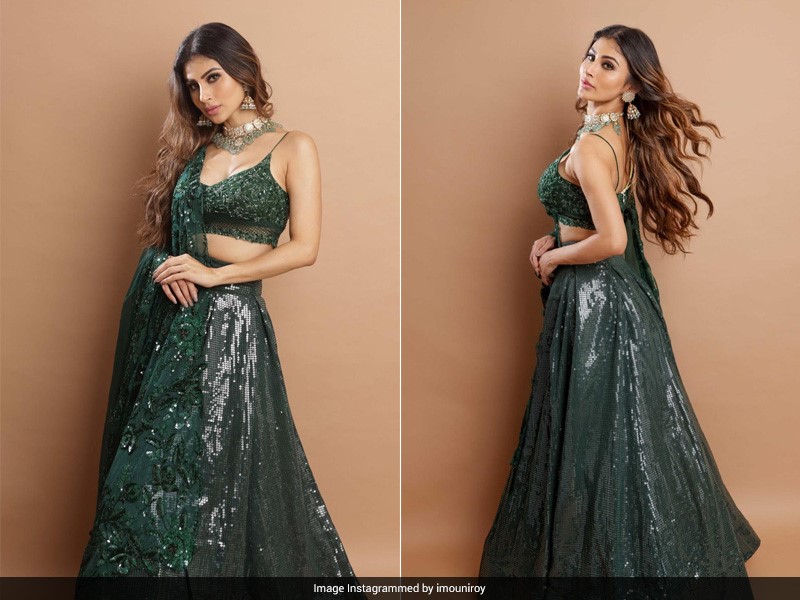 Mouni Roy Proves That A Sparkly Lehenga Is Always Right For Any Occasion