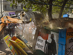 Samajwadi Party, CPI Visit Delhi Demolition Site, Stopped From Meeting Locals