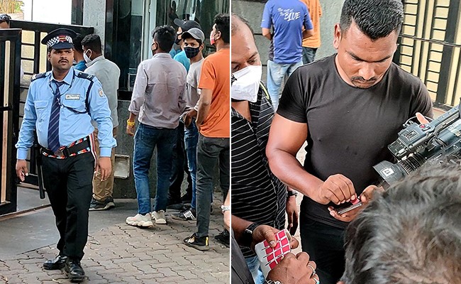 Alia Bhatt, Ranbir Kapoor Wedding: Increased Security, Phones Tagged With Stickers Outside <i>Mehendi</i> Venue