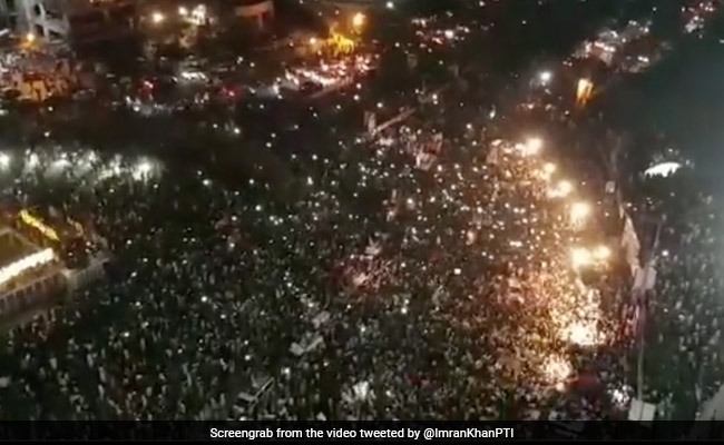 "Never Have Such Crowds...": Imran Khan As Supporters Protest His Ouster