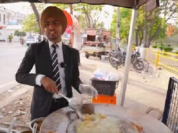 Viral Now: 22-Year-Old Patiala Boy Sells Chaat Wearing A Business Suit Viral Now: 22-Year-Old Patiala Boy Sells Chaat Wearing A Business Suit