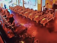 "He Beat The Machine": Water Rower Bursts Mid-Workout At Gym