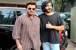 Anil Kapoor Poses With Son Harsh Varrdhan Kapoor For Paps Anil Kapoor Poses With Son Harsh Varrdhan Kapoor For Paps