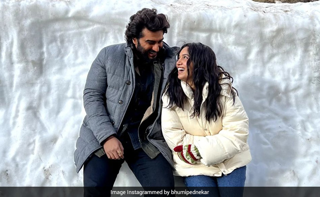 From The Sets Of <i>The Lady Killer</i>: A Pic Of Arjun Kapoor And Bhumi Pednekar