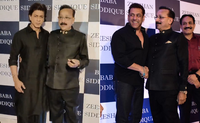 Shah Rukh Khan, Salman Khan, Harnaaz Kaur Sandhu And Other Stars At Baba Siddique's Iftaar Party