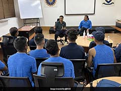 Rahul Dravid Interacts With Players From Northeast And Plate Group