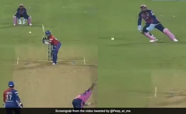 राजस्थान के गेंदबाज की गेंद उड़ने लगी हवा में, बल्लेबाज और ना ही विकेटकीपर झेल पाया- Video