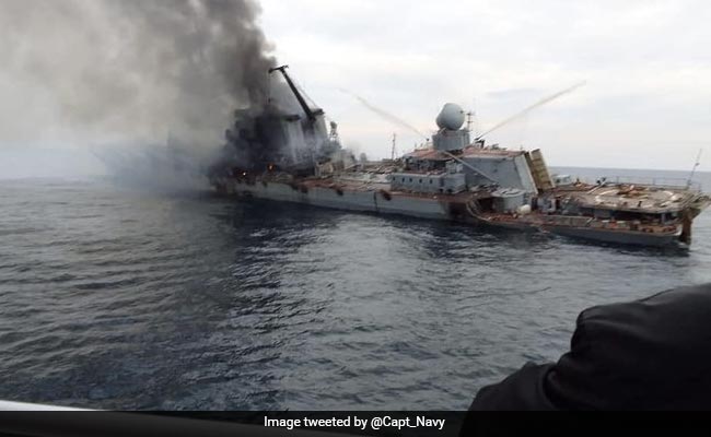 Ukraine War: पहली बार Russia के 'डूबते युद्धपोत का Video' आया सामने