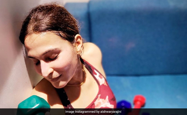 Keeping Up With Aishwaryaa Rajinikanth's Frequent Workout Posts