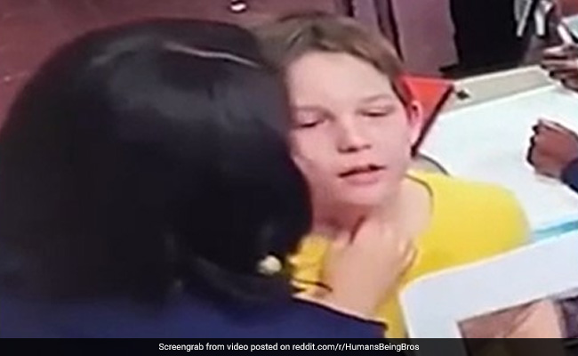 Watch: Water Bottle Explodes Causing Child To Choke, Teacher Saves His Life