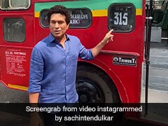"Bus No 315": Sachin Narrates Tale From His Days As A Budding Cricketer
