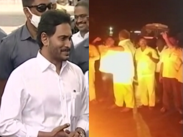 Protests In Andhra Pradesh As Jagan Reddy's New Cabinet Takes Oath