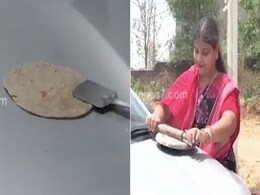 Wait, What? Odisha Woman Cooks Rotis On Car's Bonnet As Heat Wave Takes Over The State Wait, What? Odisha Woman Cooks Rotis On Car's Bonnet As Heat Wave Takes Over The State