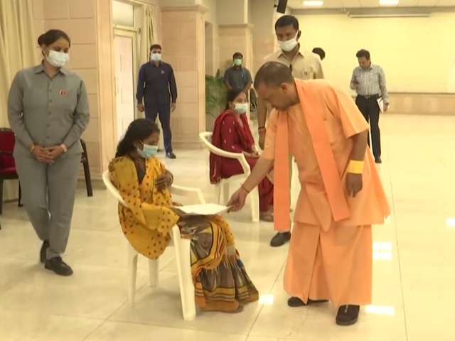 UP CM Yogi Adityanath Holds "Janata Darbar", Addresses People's Grievances