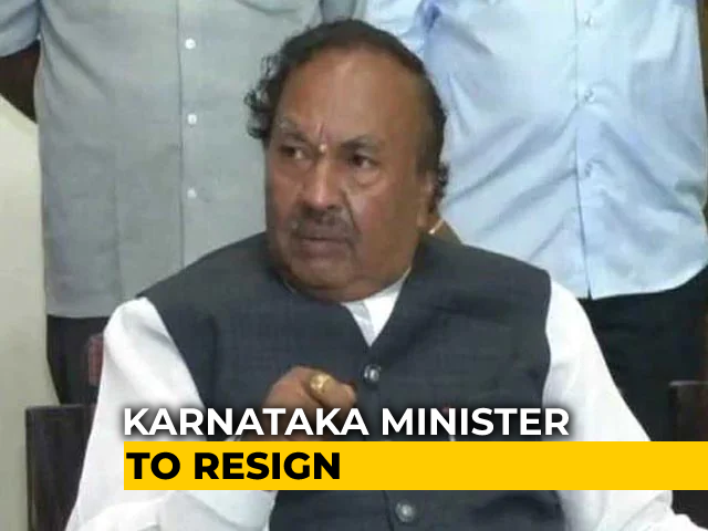 Karnataka Minister KS Eshwarappa To Quit Amid Row Over Suicide Of Contractor