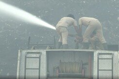 Fire In Parts of Delhi Landfill Site Continues to Rage Fire In Parts of Delhi Landfill Site Continues to Rage