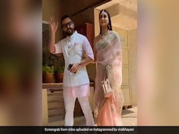 रणबीर की शादी में करीना और सैफ के लुक ने मचाया धमाल, गुलाबी रंग में सजे छोटे नवाब और बेबो रणबीर की शादी में करीना और सैफ के लुक ने मचाया धमाल, गुलाबी रंग में सजे छोटे नवाब और बेबो