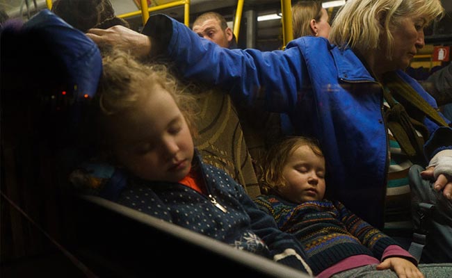 Packed Buses, Waiting Relatives Of "Those Who Managed To Flee Mariupol"