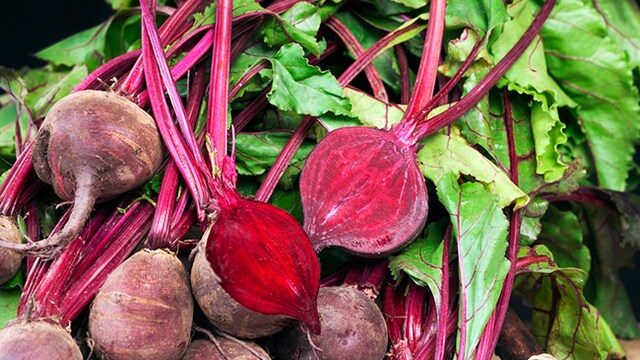 Beetroots help open-up blood vessels which is ideal for people with high bp
