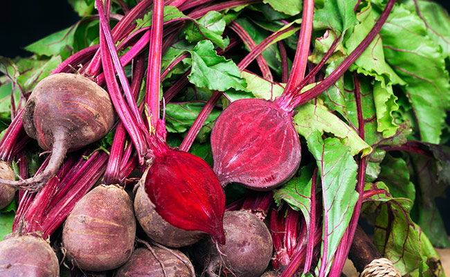 Beetroots help open-up blood vessels which is ideal for people with high bp